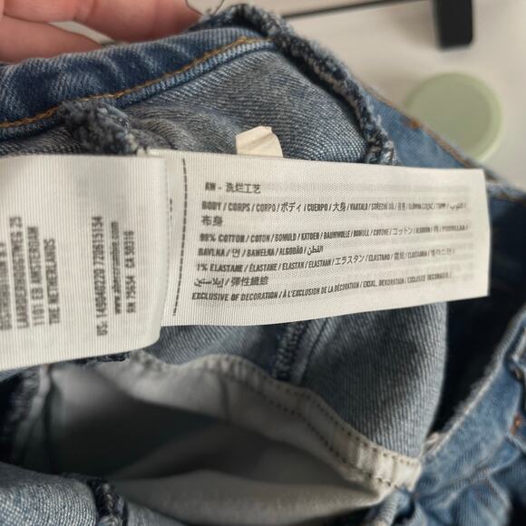 Abercrombie & Fitch The 7” Dad Short High Rise - Size 28/6 - Picture 9 of 9